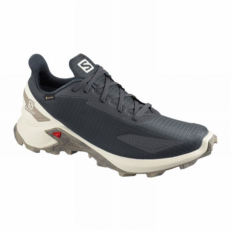 SALOMON UK ALPHACROSS BLAST GTX - Mens Trail Running Shoes Dark Grey,QDBF89437